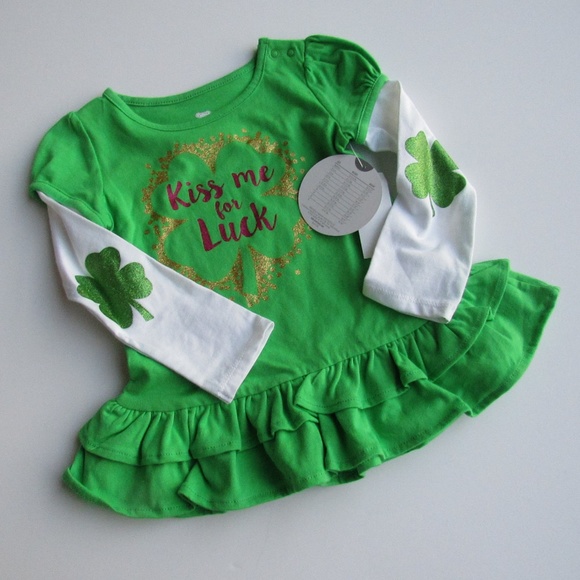 Koala Kids Kiss Me For Luck Long Sleeve T-Shirt - Picture 2 of 7